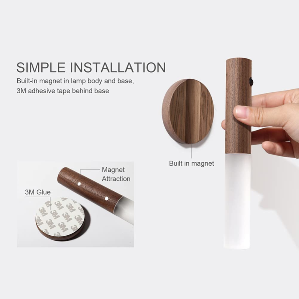 Ultra-Sleek Motion-Sensor LED Lamp