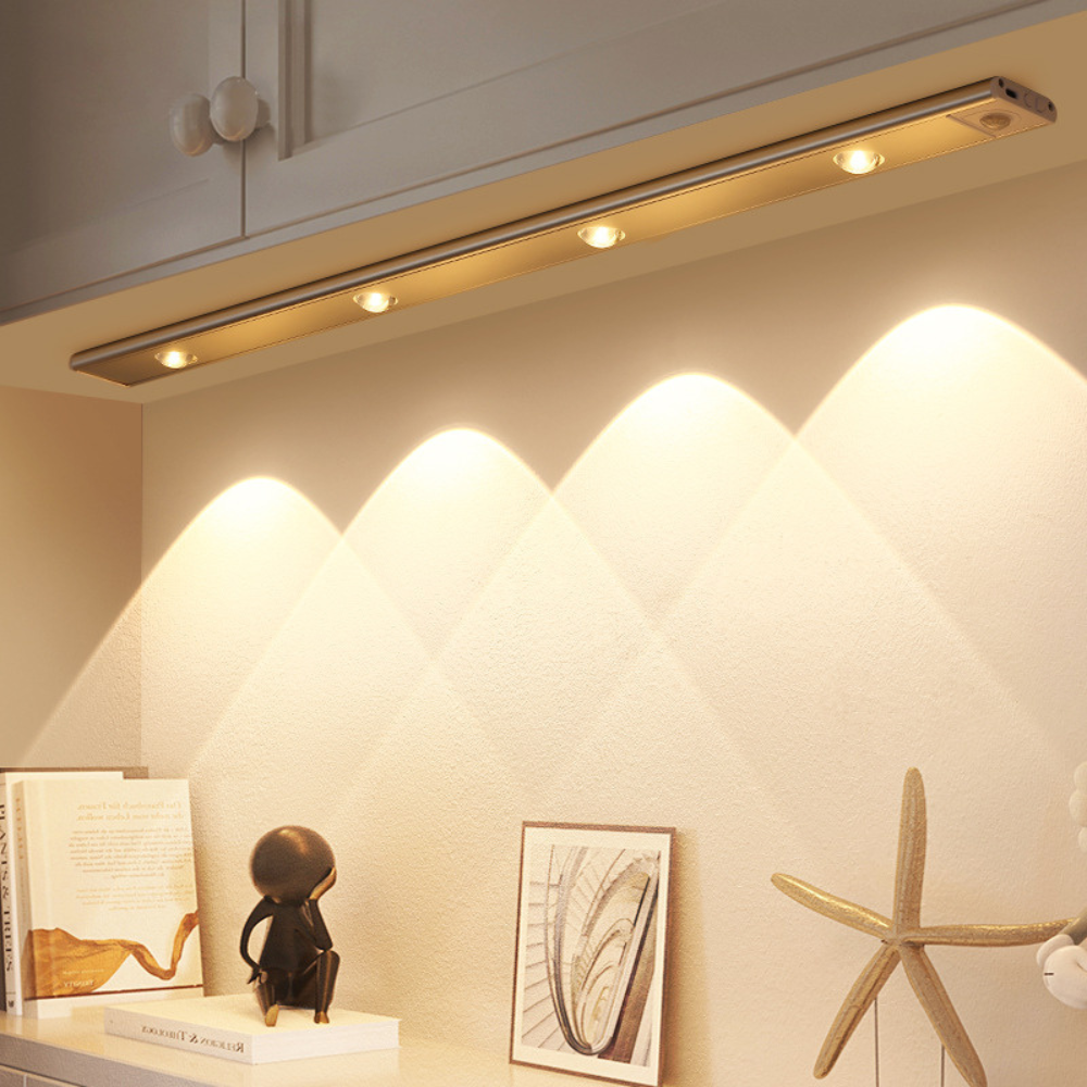 Magnetic motion sensor LED light
