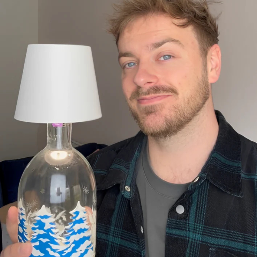 The Wireless Bottle Lamp