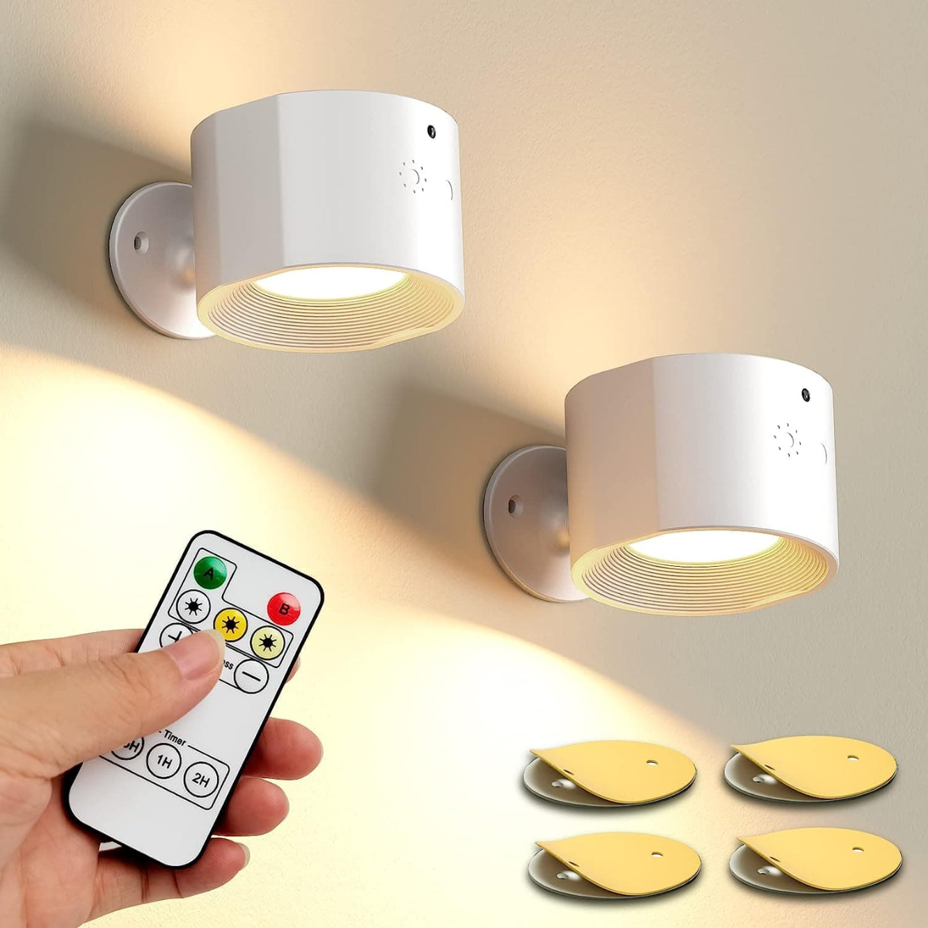 Wireless Led light wall sconces