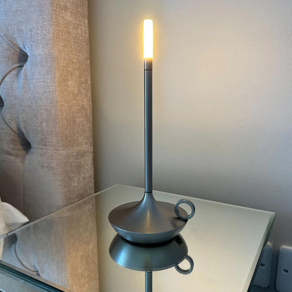 Cordless Vintage-Style Candle Lamp