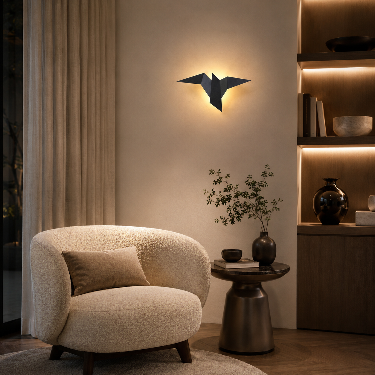Nordic LED Bird Wall Light