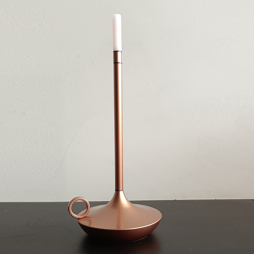 Cordless Vintage-Style Candle Lamp